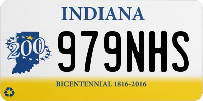 IN license plate 979NHS