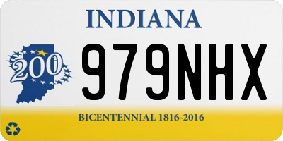 IN license plate 979NHX