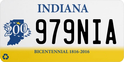 IN license plate 979NIA