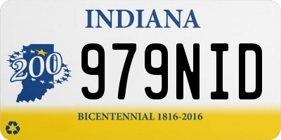 IN license plate 979NID
