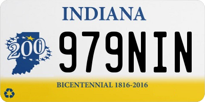 IN license plate 979NIN