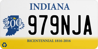 IN license plate 979NJA