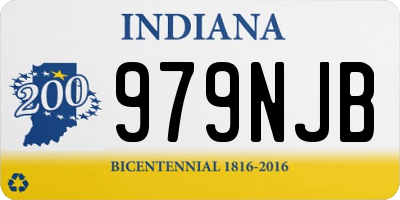 IN license plate 979NJB