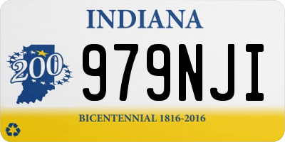 IN license plate 979NJI