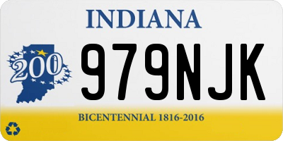IN license plate 979NJK