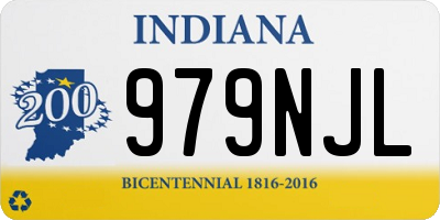 IN license plate 979NJL