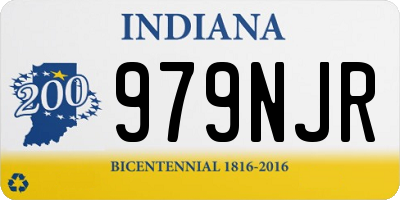 IN license plate 979NJR