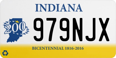 IN license plate 979NJX