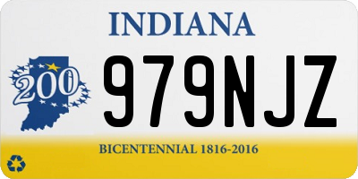IN license plate 979NJZ
