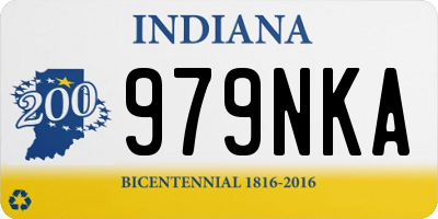 IN license plate 979NKA