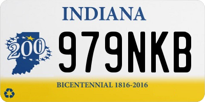 IN license plate 979NKB