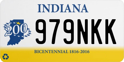 IN license plate 979NKK