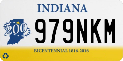 IN license plate 979NKM