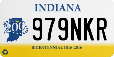 IN license plate 979NKR