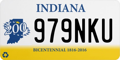 IN license plate 979NKU