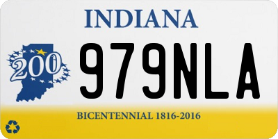 IN license plate 979NLA