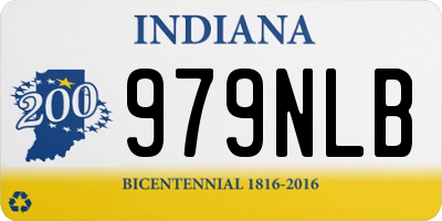 IN license plate 979NLB
