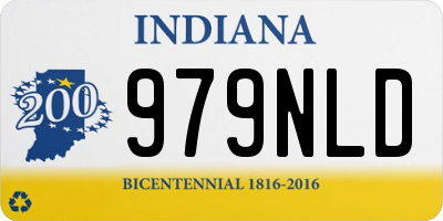 IN license plate 979NLD