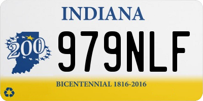 IN license plate 979NLF