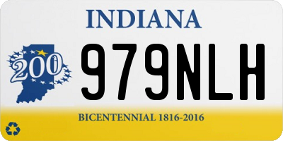 IN license plate 979NLH