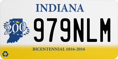 IN license plate 979NLM