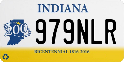 IN license plate 979NLR