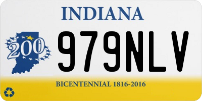 IN license plate 979NLV