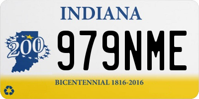 IN license plate 979NME