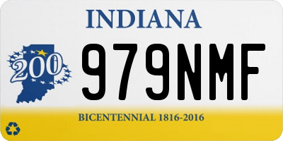IN license plate 979NMF