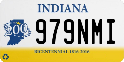 IN license plate 979NMI