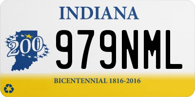 IN license plate 979NML