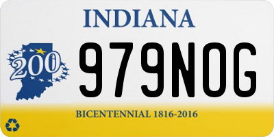 IN license plate 979NOG