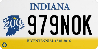 IN license plate 979NOK