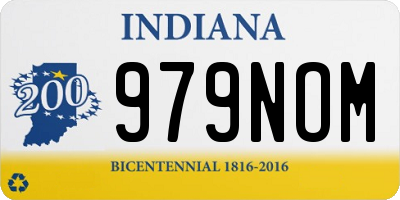 IN license plate 979NOM
