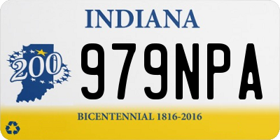 IN license plate 979NPA