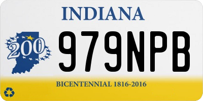 IN license plate 979NPB