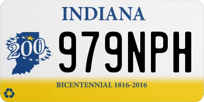 IN license plate 979NPH