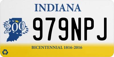 IN license plate 979NPJ