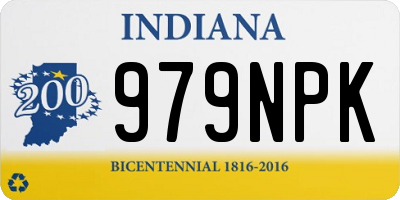 IN license plate 979NPK