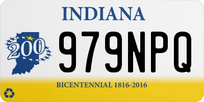 IN license plate 979NPQ