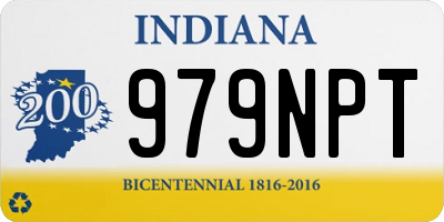 IN license plate 979NPT