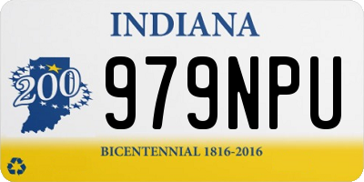 IN license plate 979NPU