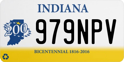 IN license plate 979NPV