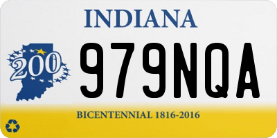 IN license plate 979NQA