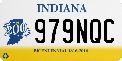 IN license plate 979NQC