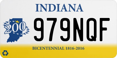 IN license plate 979NQF