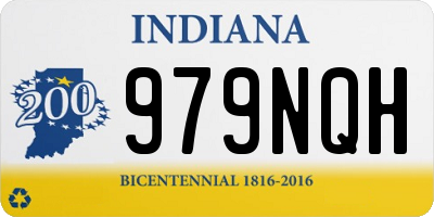 IN license plate 979NQH