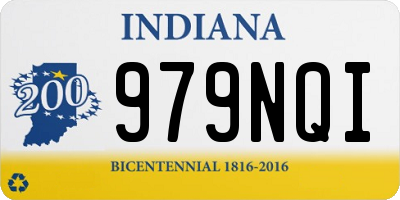 IN license plate 979NQI