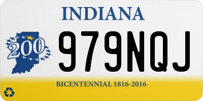 IN license plate 979NQJ