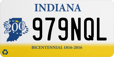 IN license plate 979NQL